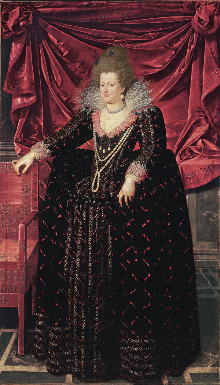 Portret van Maria de’ Medici door Frans Pourbus the Younger