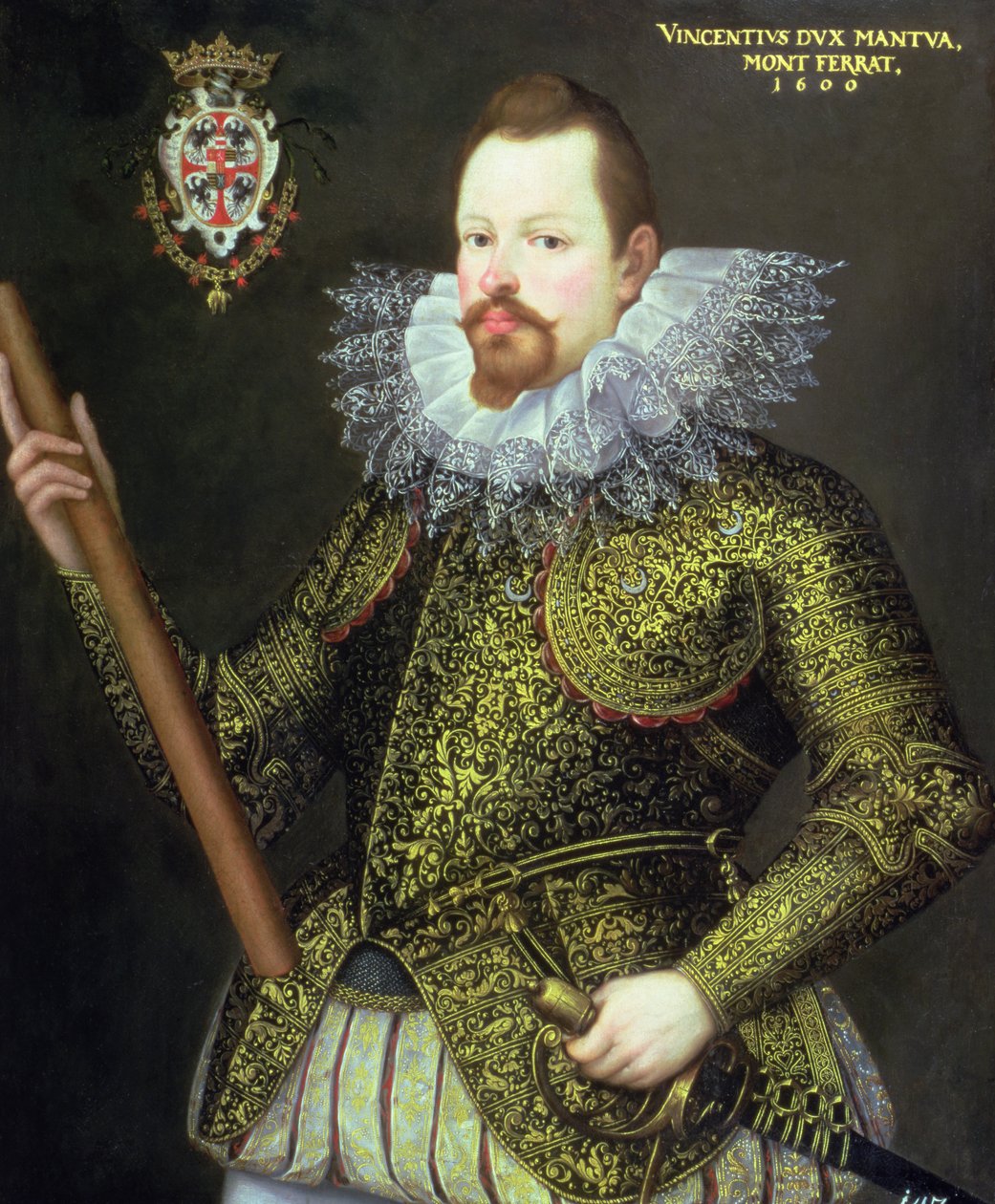 Vicenzo Gonzaga, Hertog van Mantua, 1600 door Frans Pourbus the Younger