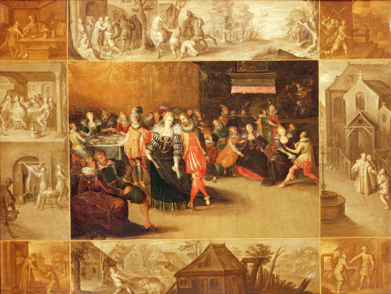 De Verloren Zoon door Frans the Elder Francken