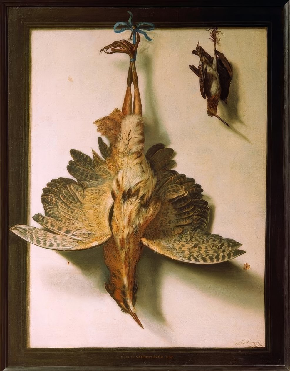 Trompe l’oeil met Dode Vogels door Frans Cuyck van Meyerop