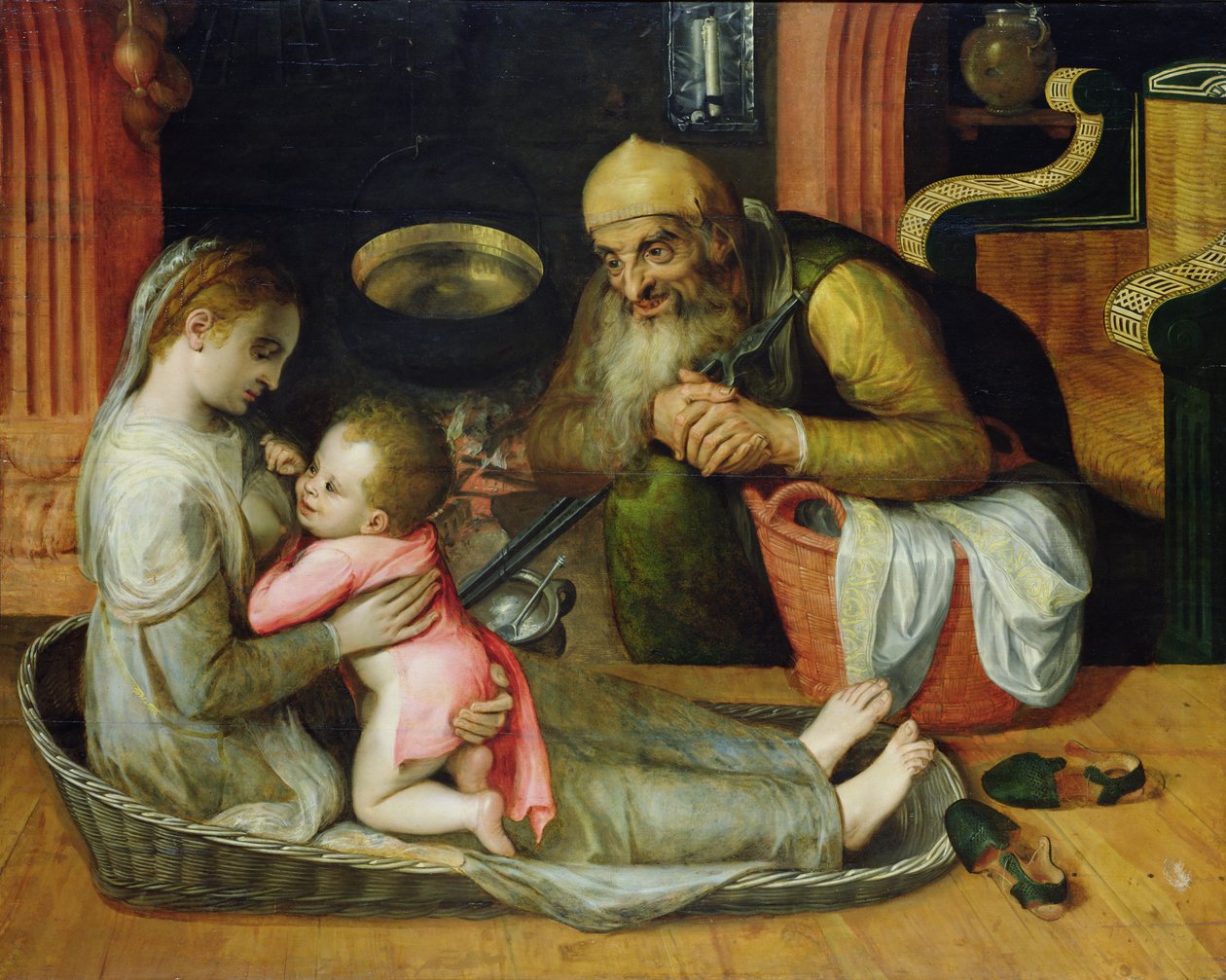De Heilige Familie door Frans Floris