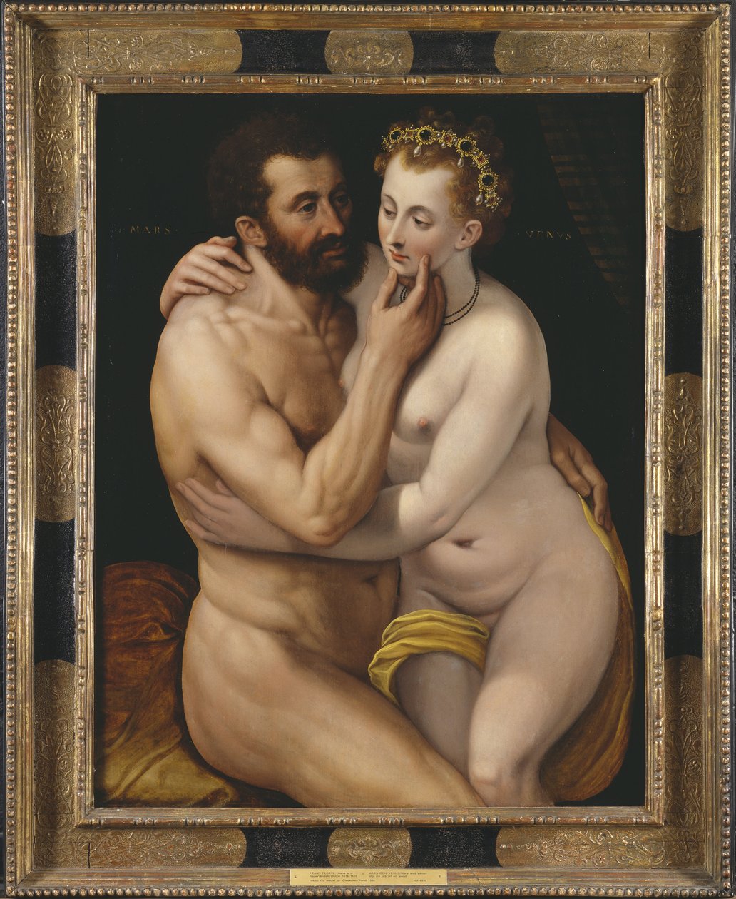 Mars en Venus door Frans Floris I