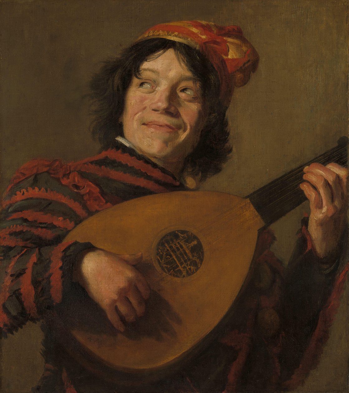 De Luitspeler door Frans Hals (copy after)