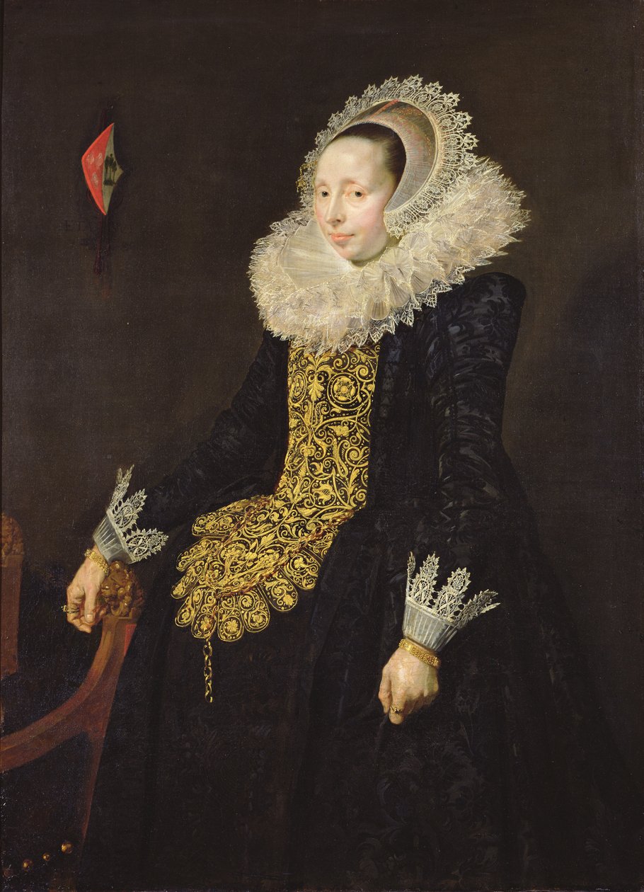 Catarina Both van der Eem, c.1619-20 door Frans Hals