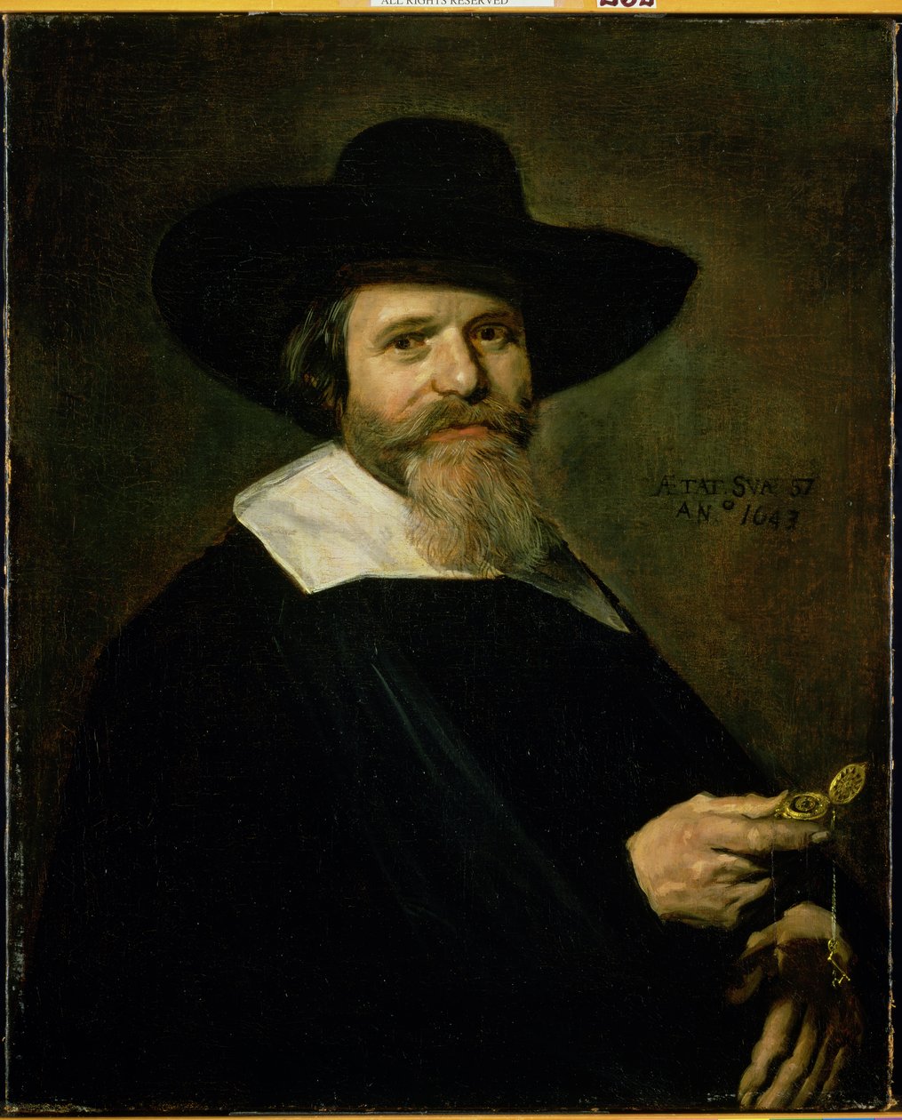 Nederlandse burger, 1643 door Frans Hals