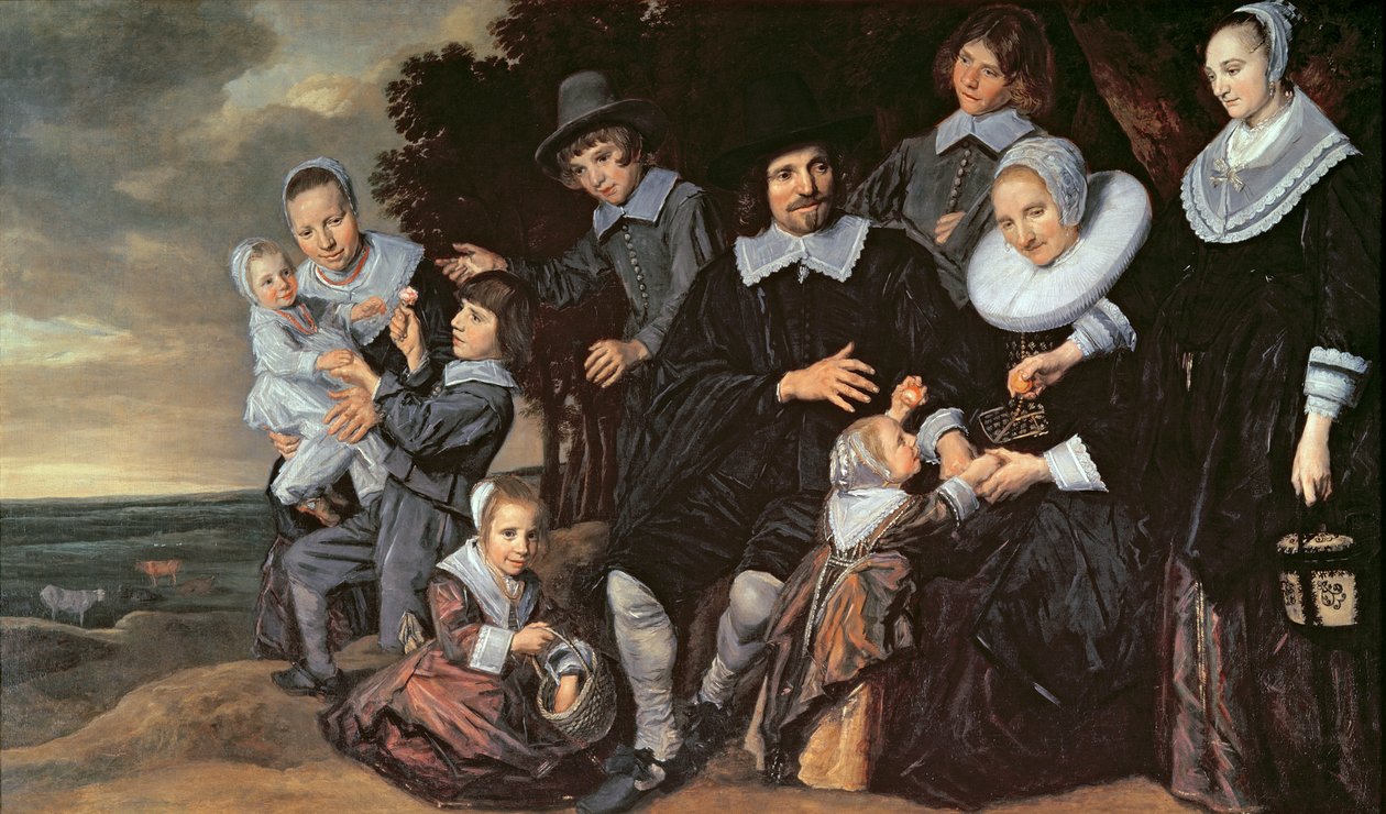 Familiegroep in een Landschap, c.1647-50 door Frans Hals