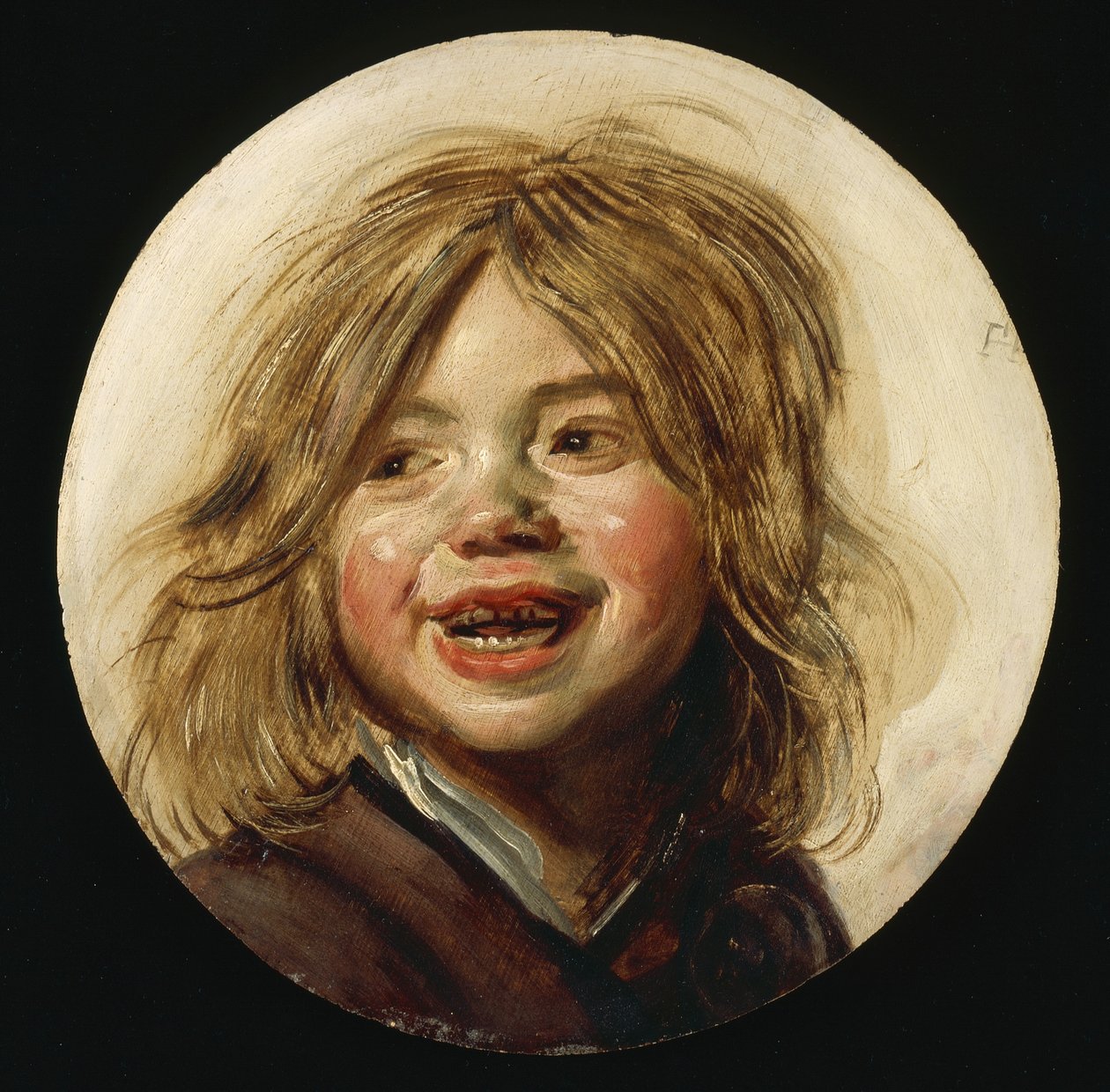 Lachend kind, c.1620-5 door Frans Hals