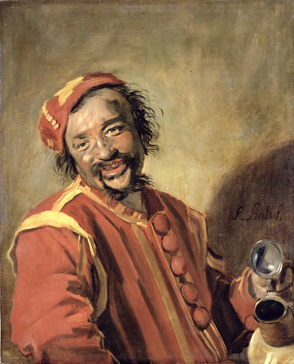 Peeckelhaering (De Vrolijke Feestvierder) door Frans Hals