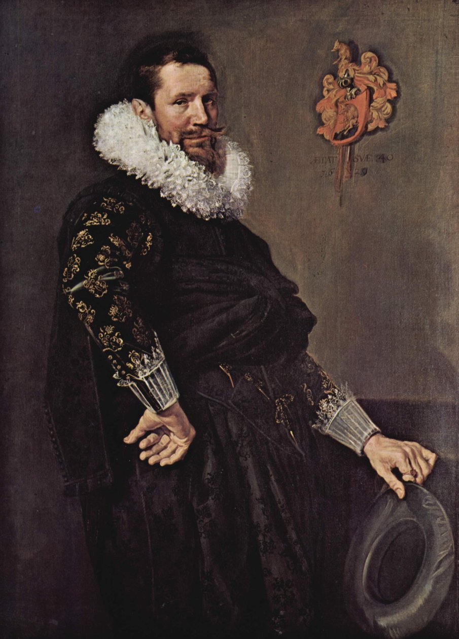 Portrait of Paulus van Beresteyn (1588-1636) door Frans Hals