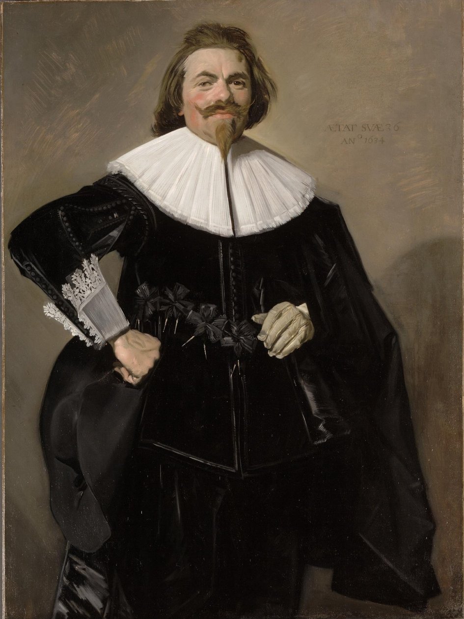 Portret van Tieleman Roosterman door Frans Hals