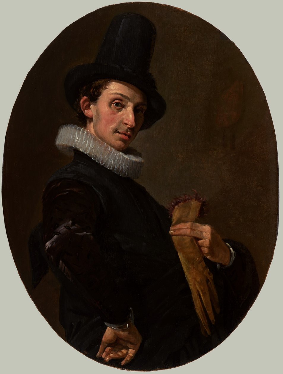 Portret van een jonge man door Frans Hals