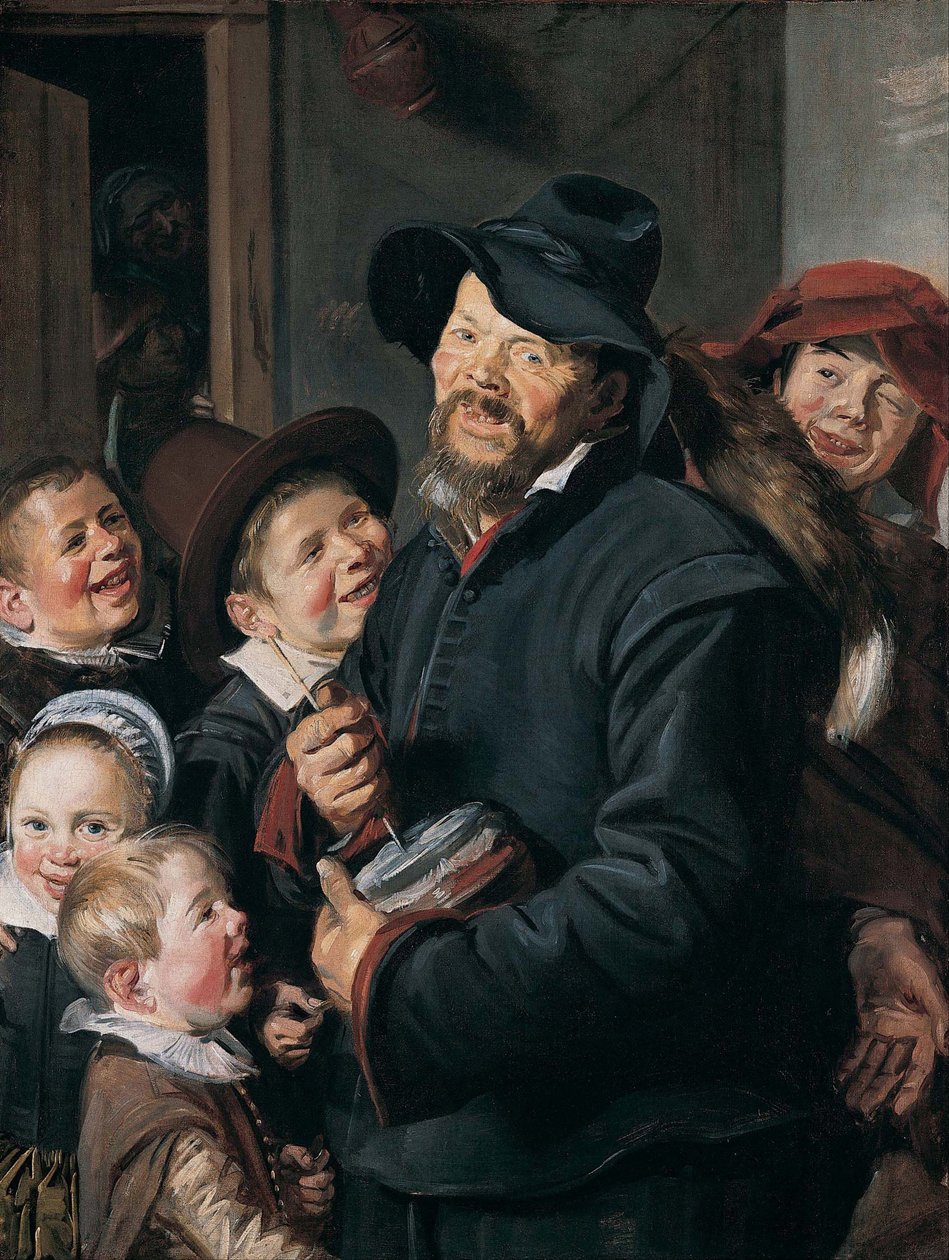 De Rommel-Pot Speler door Frans Hals