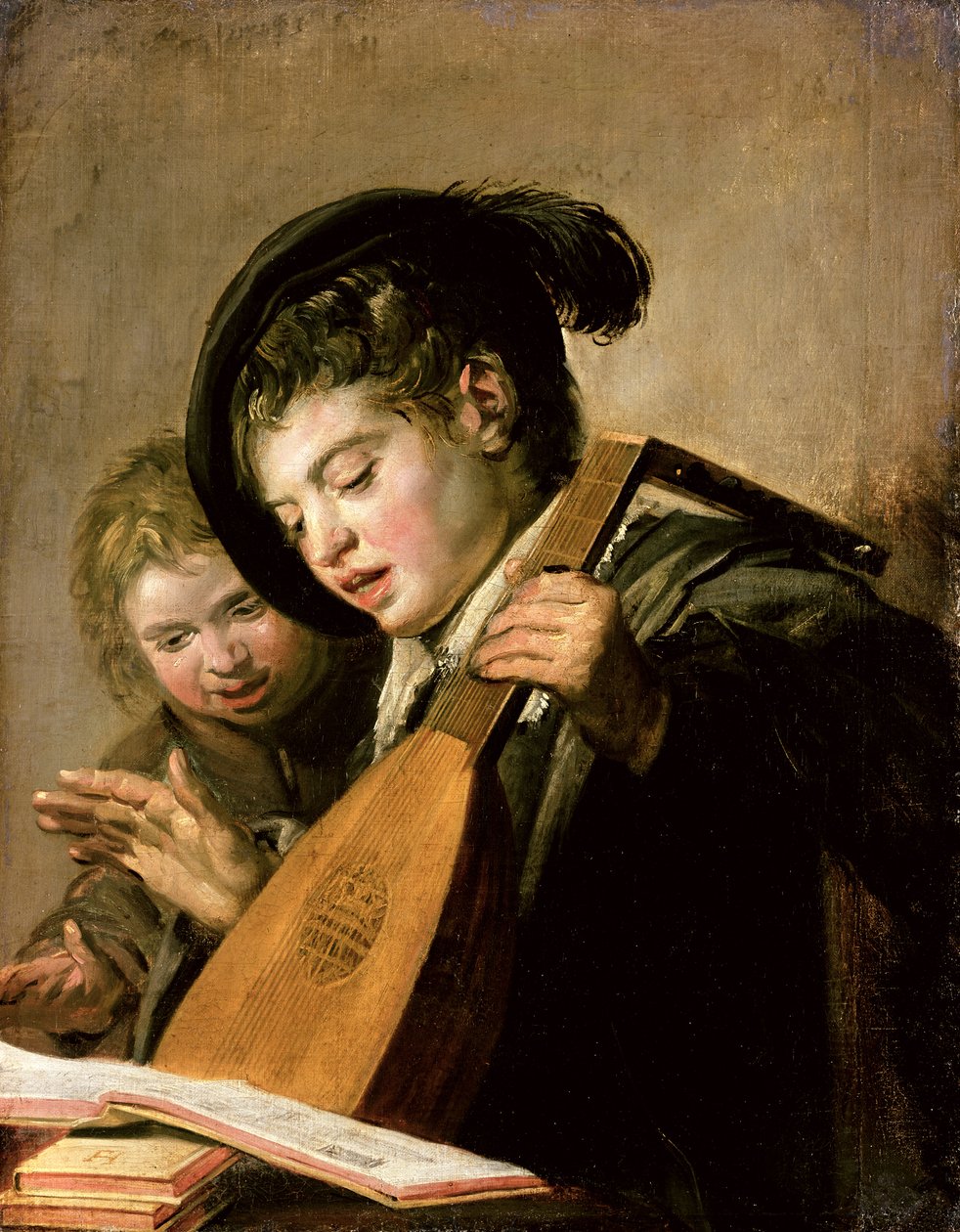 De Zingende Jongens door Frans Hals