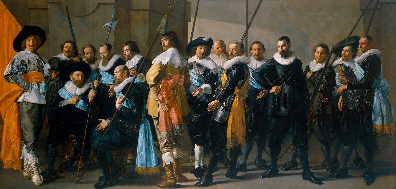 De Magere Compagnie, 1637 door Frans I Hals