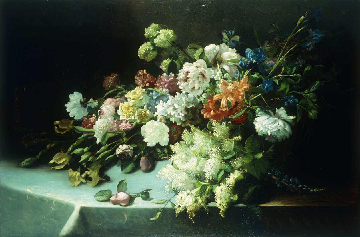 Bloemstilleven door Frans Mortelmans