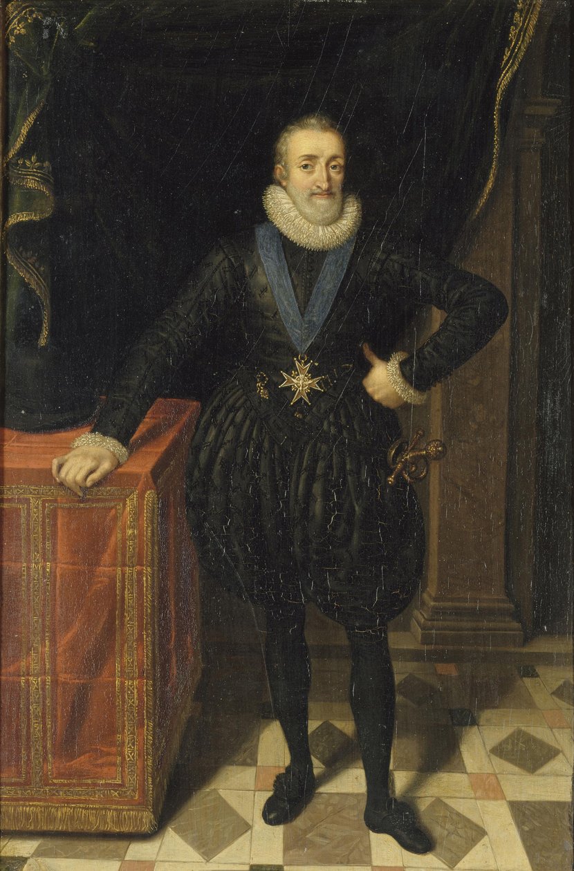 Koning Hendrik IV van Frankrijk door Frans Pourbus the Younger
