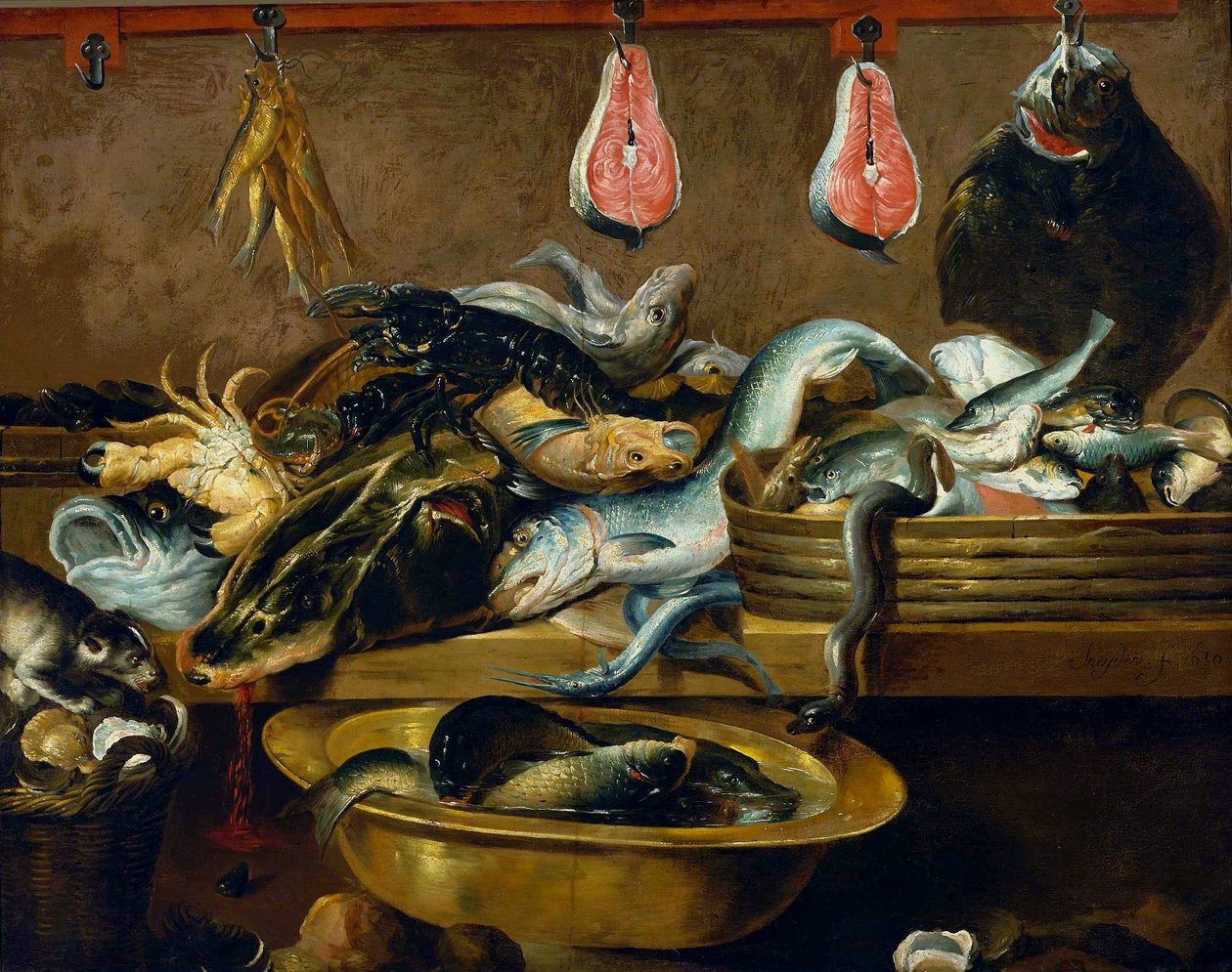 Viskraam door Frans Snyders