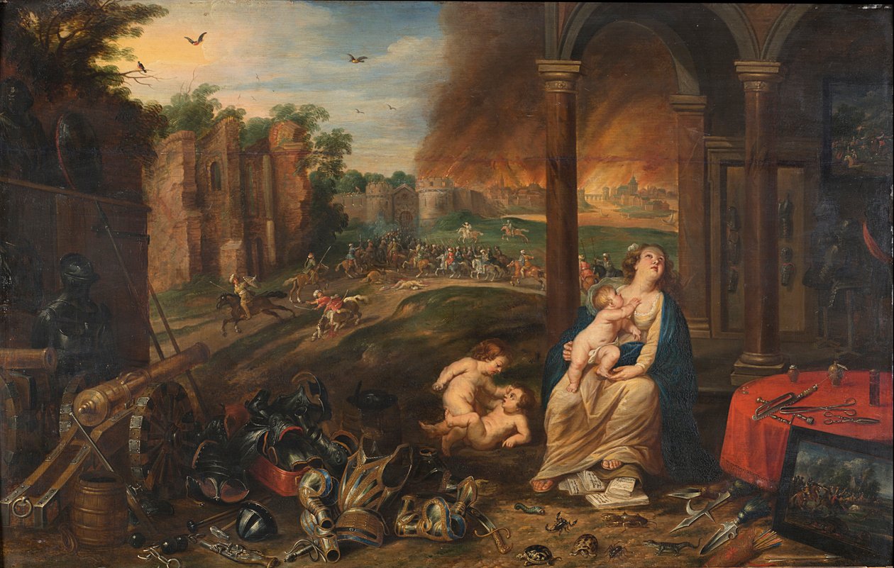 De allegorie van de tastzin door Frans Wouters