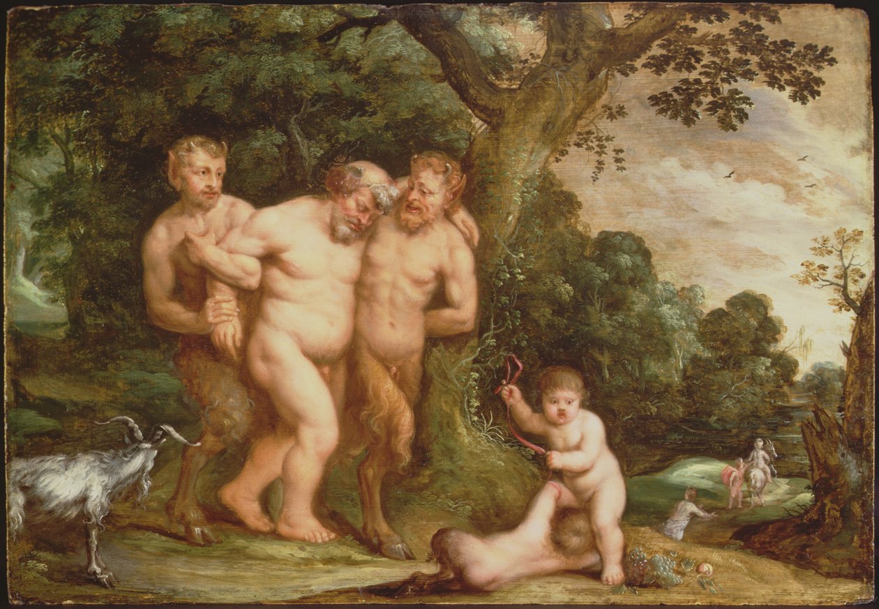 De dronken Silenus door Frans Wouters