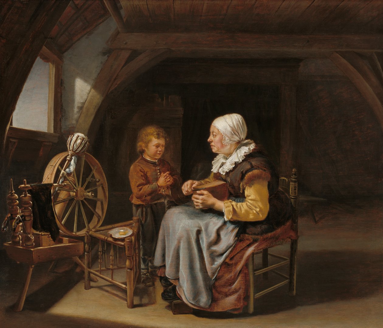 Dankgebed door Frans van Mieris