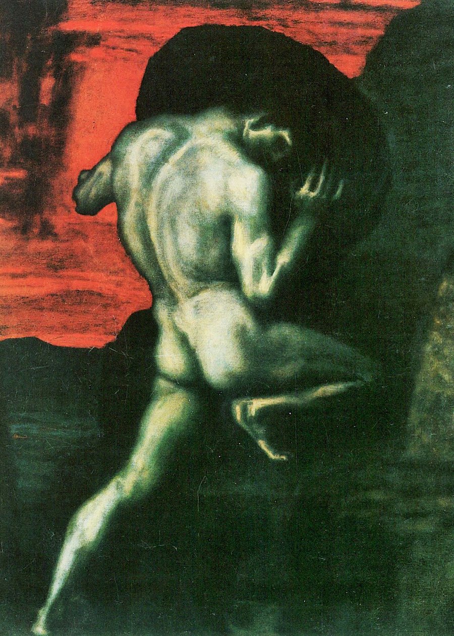 Sisyphus door Franz von Stuck