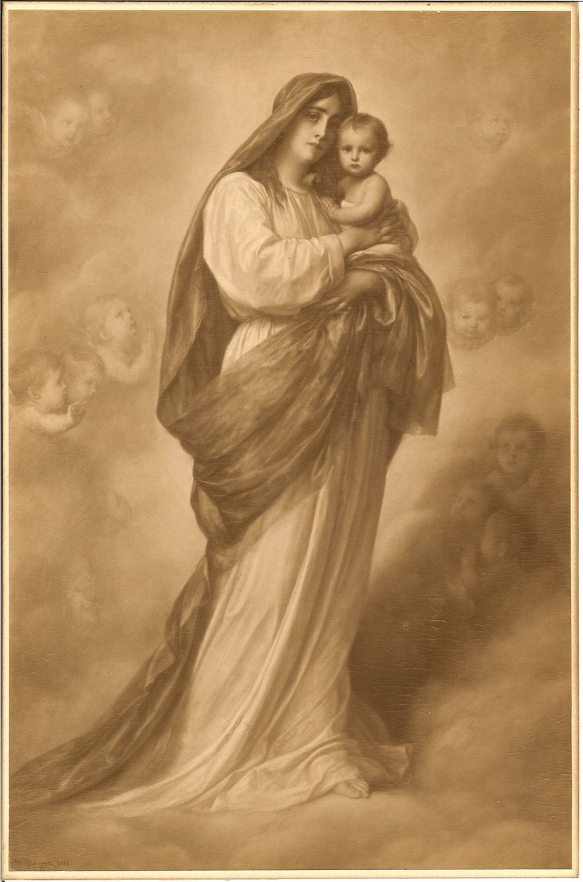 Madonna door Franz Defregger