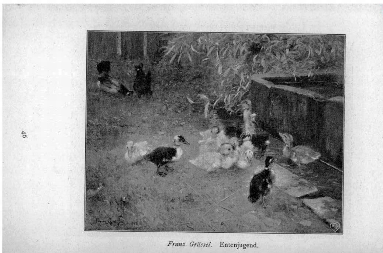 Eendenjeugd door Franz Grassel