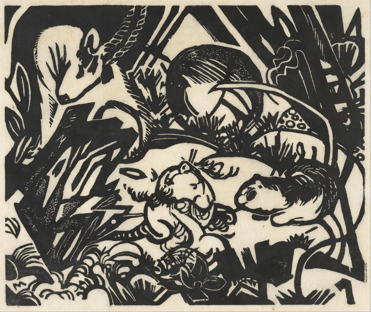 Dierenlegende door Franz Marc