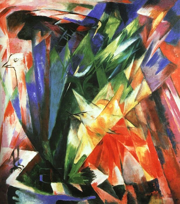 Vogels door Franz Marc