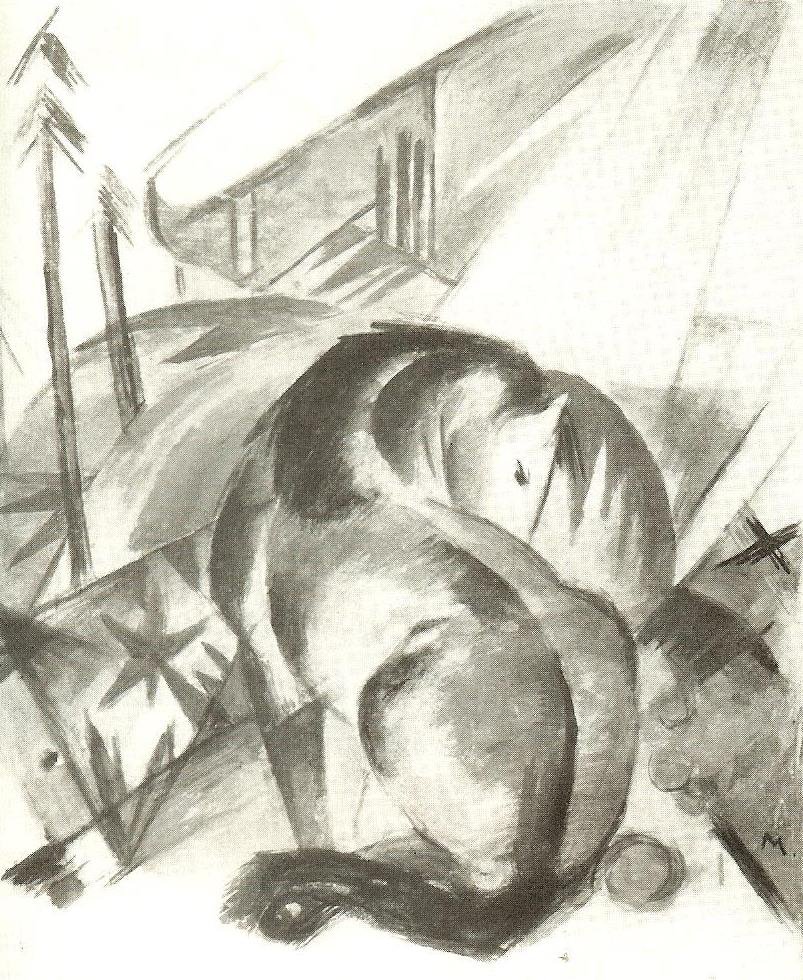 Paard door Franz Marc
