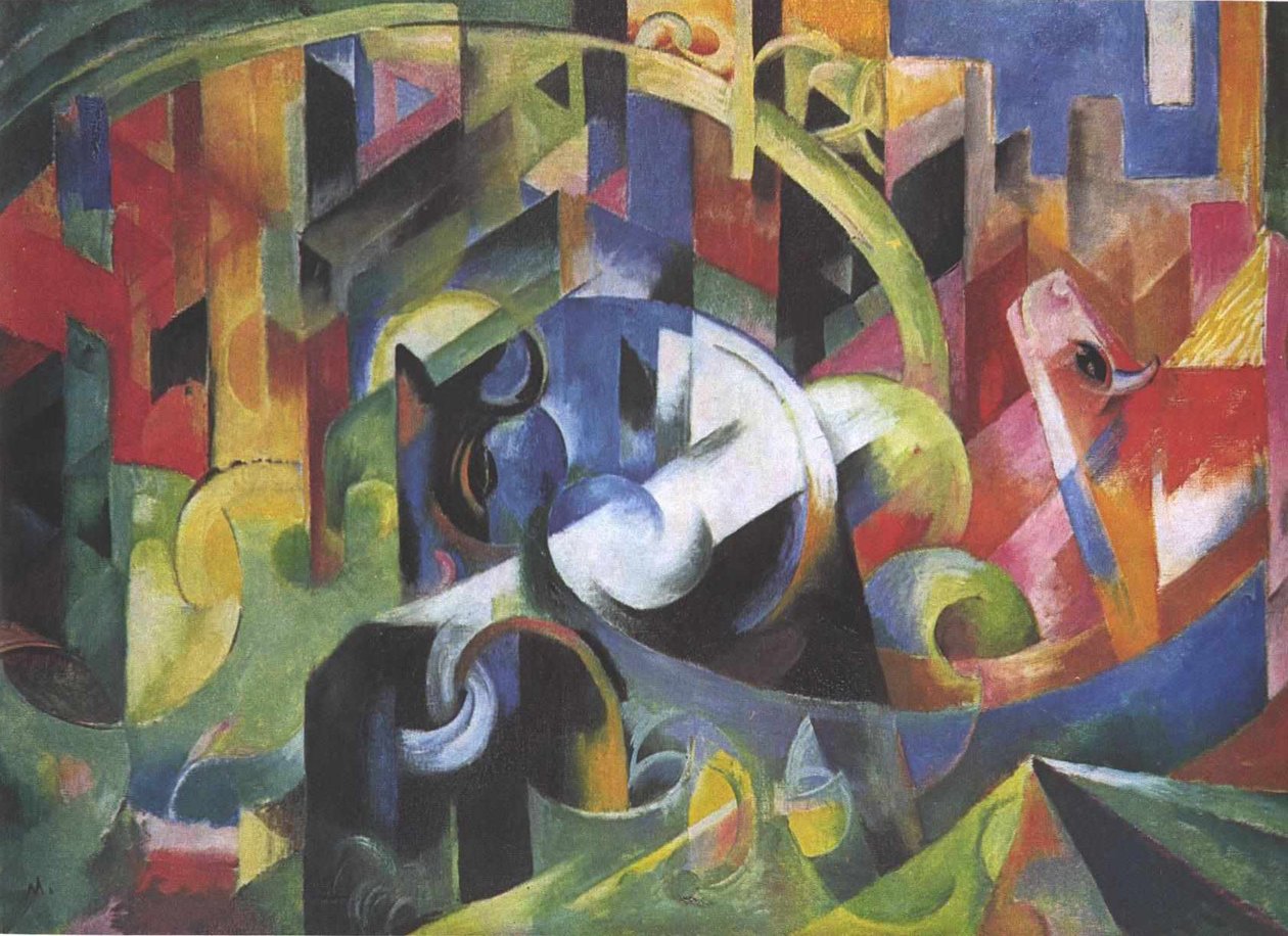 Runderen door Franz Marc