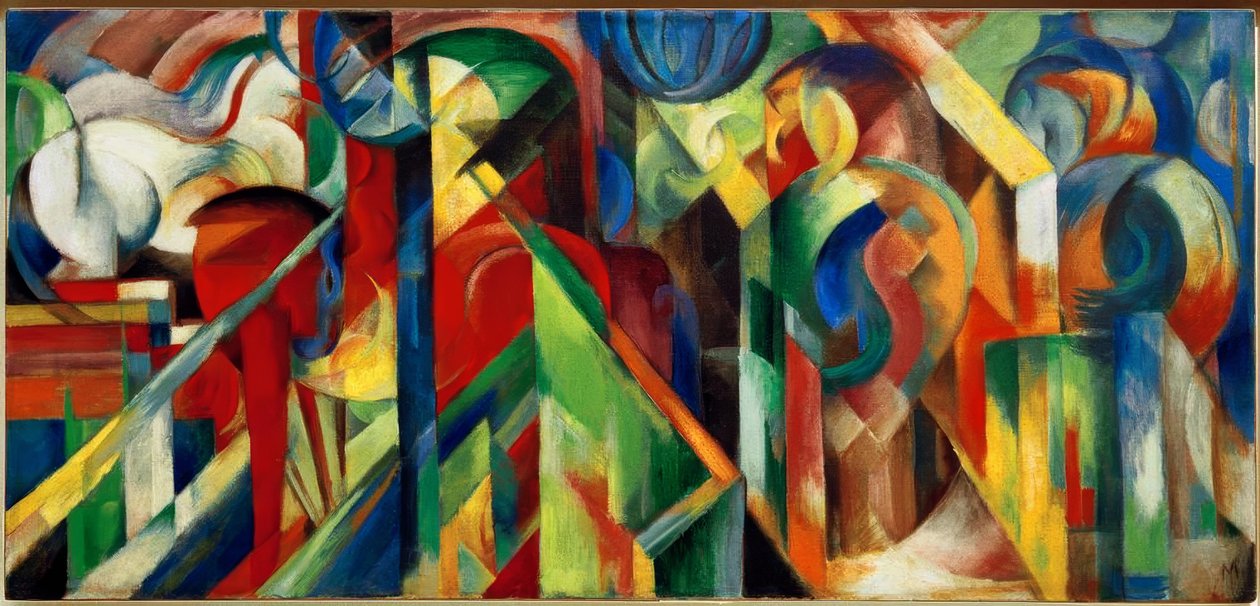 Stallen door Franz Marc