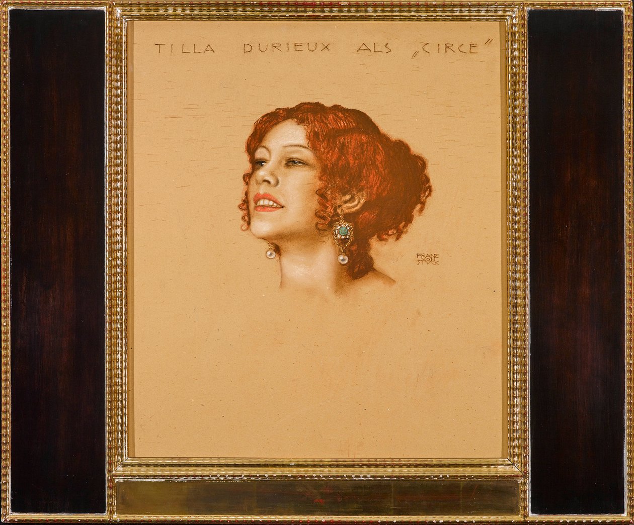 Tilla Durieux door Franz von Stuck