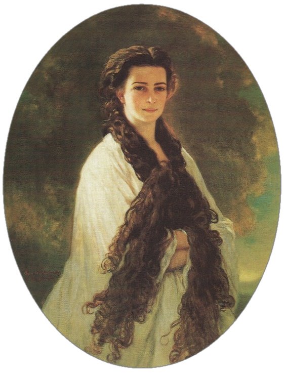 Elisabeth, Keizerin van Oostenrijk door Franz Xaver Winterhalter