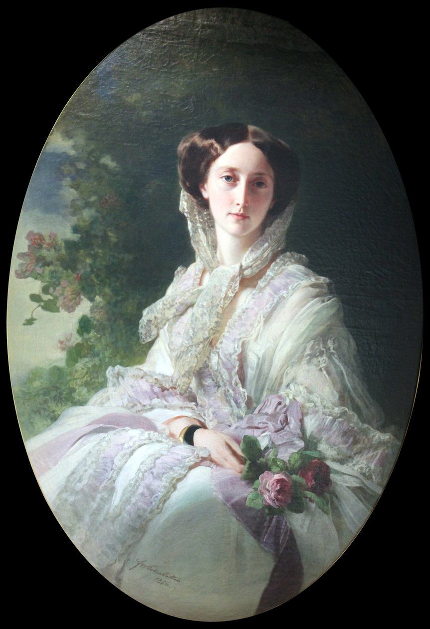 Kroonprinses Olga van Württemberg (1822 - 1892) door Franz Xaver Winterhalter