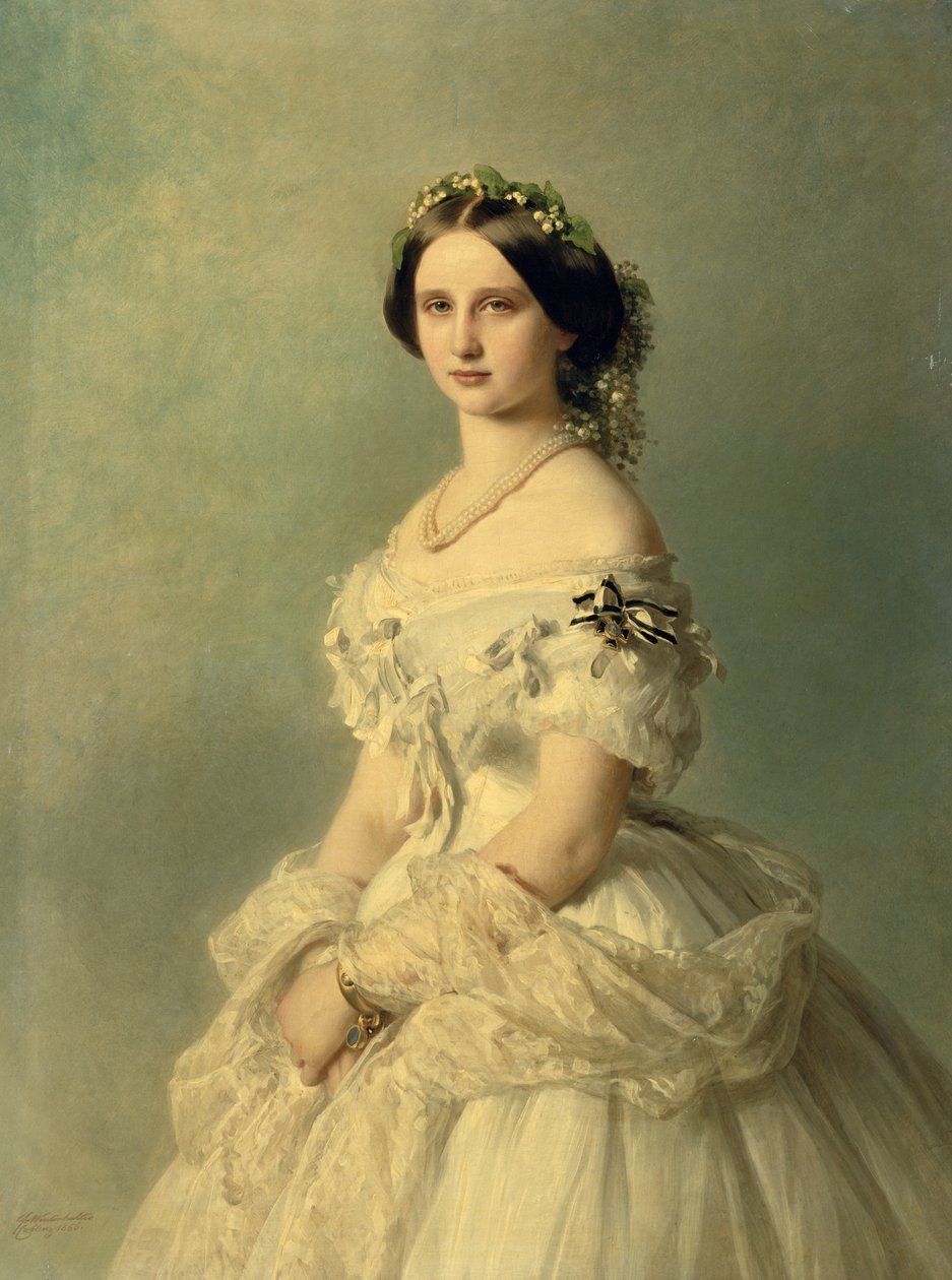 Portret van prinses van Baden, 1856 door Franz Xaver Winterhalter