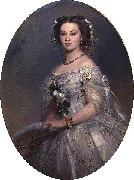 Portret van Victoria, Prinses Royal door Franz Xaver Winterhalter