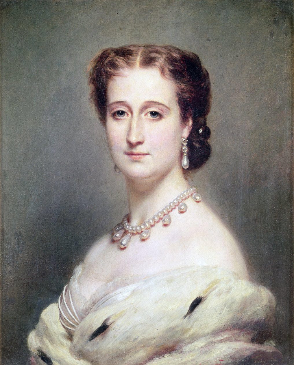 Portret van keizerin Eugenie (1826-1920) door Franz Xaver Winterhalter