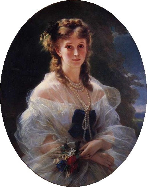 Sophie Trobetskoy door Franz Xaver Winterhalter