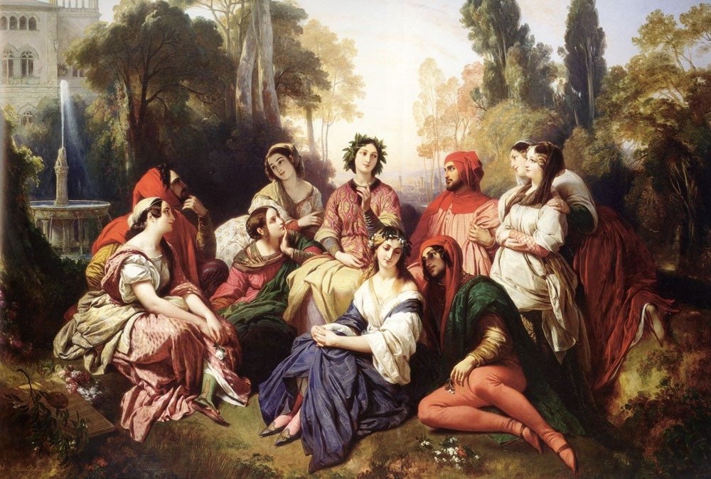 De Decamerone door Franz Xaver Winterhalter