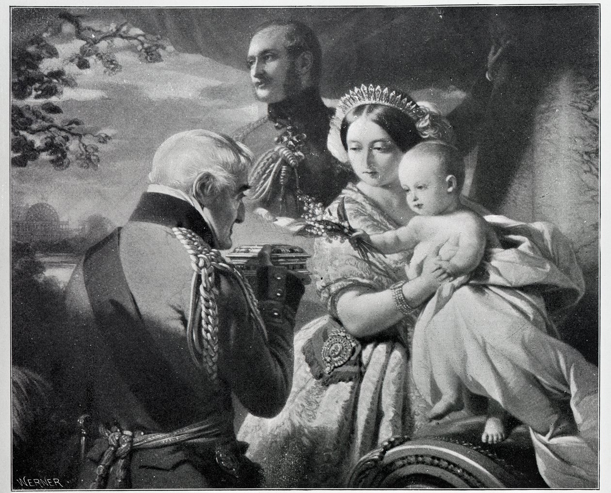 De Eerste Mei 1851, gegraveerd door Werner door Franz Xaver Winterhalter