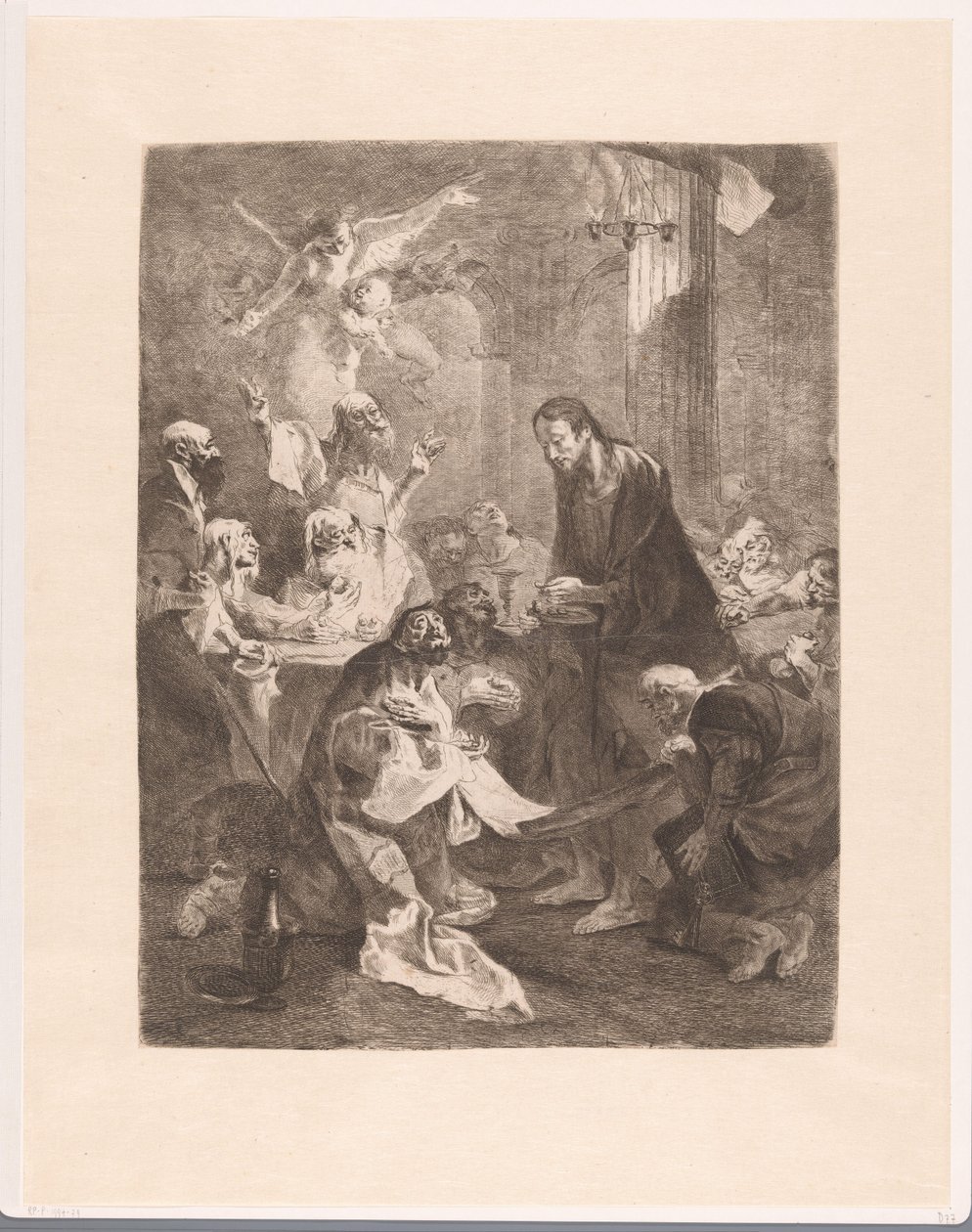 Communie der apostelen door Franz Anton Maulbertsch