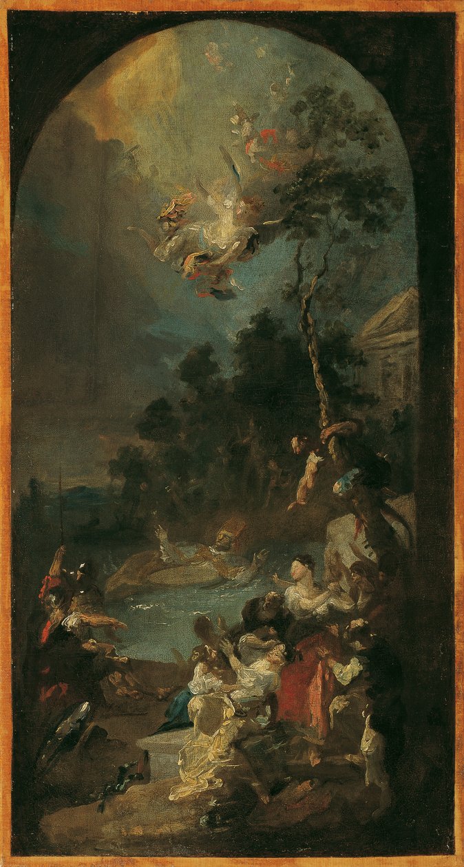 Het martelaarschap van de heilige Quirinus door Franz Anton Maulbertsch
