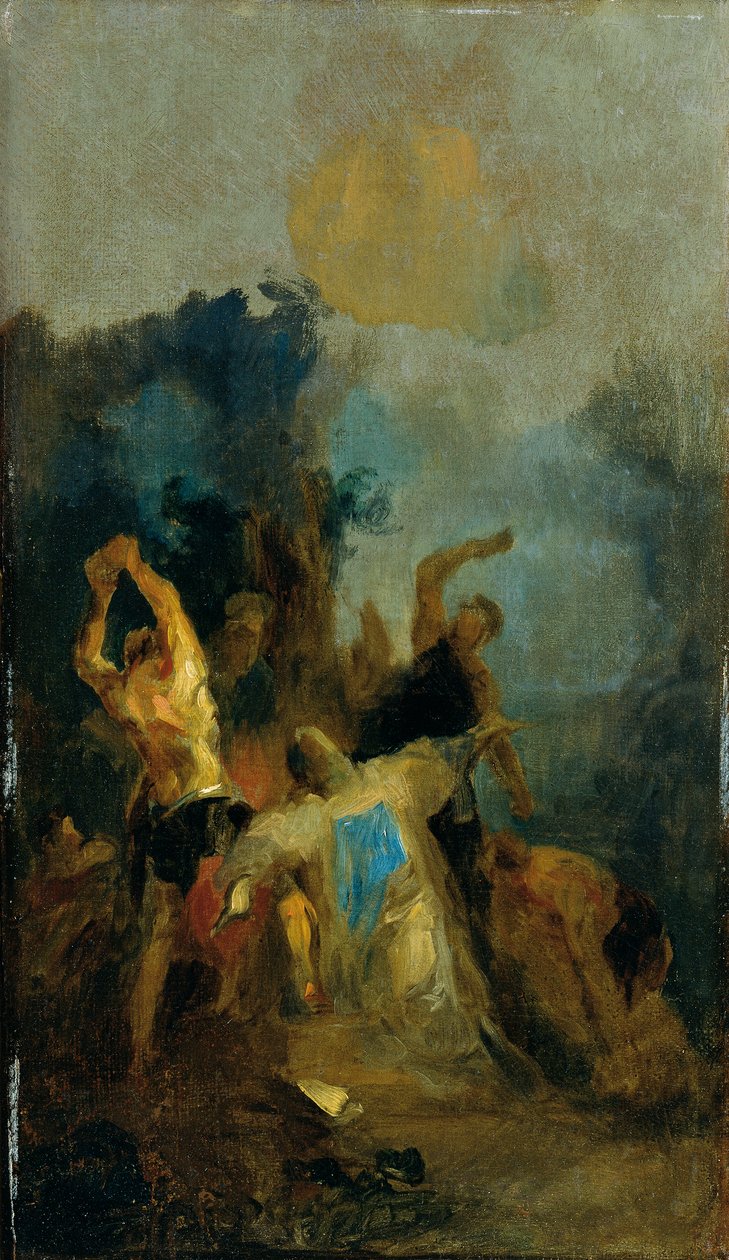 De steniging van de heilige Stephanus door Franz Anton Maulbertsch