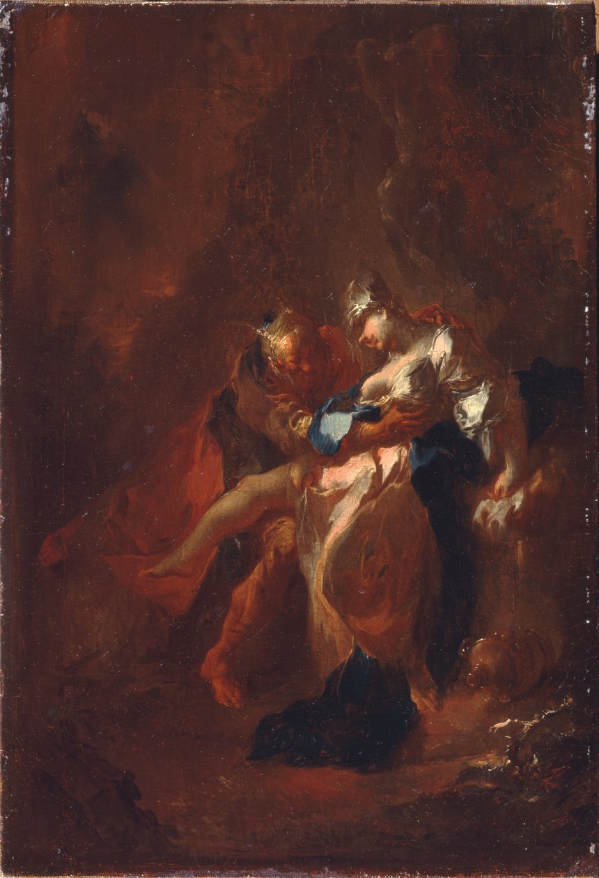 Juda en Tamar door Franz Anton Maulbertsch