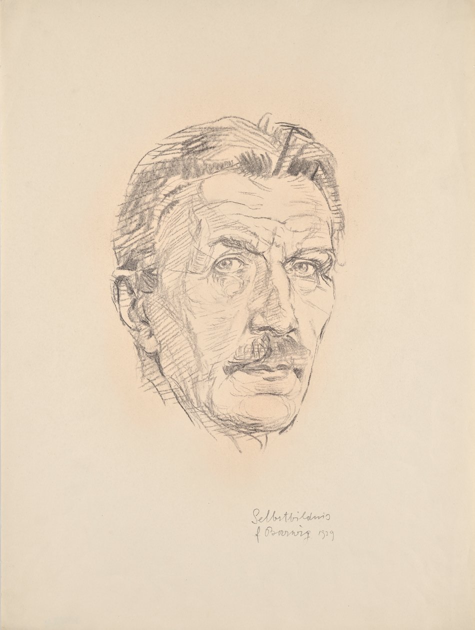 Zelfportret door Franz Barwig d. Ä.