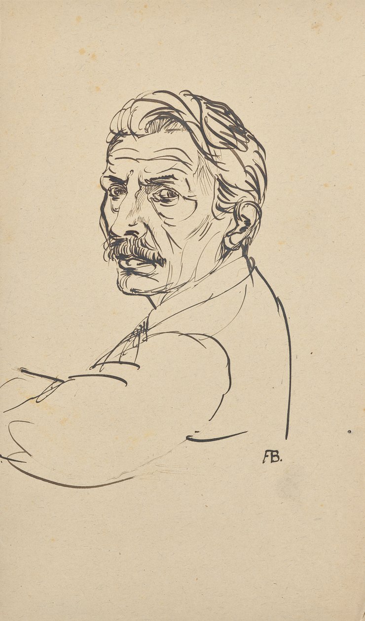 Zelfportret door Franz Barwig d. Ä.