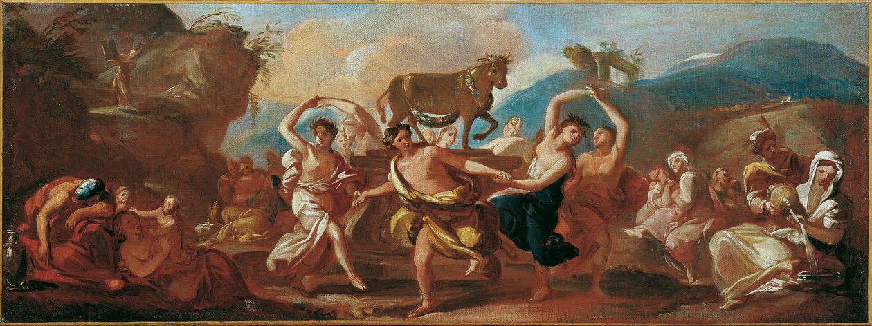 De dans om het gouden kalf door Franz Carl Remp