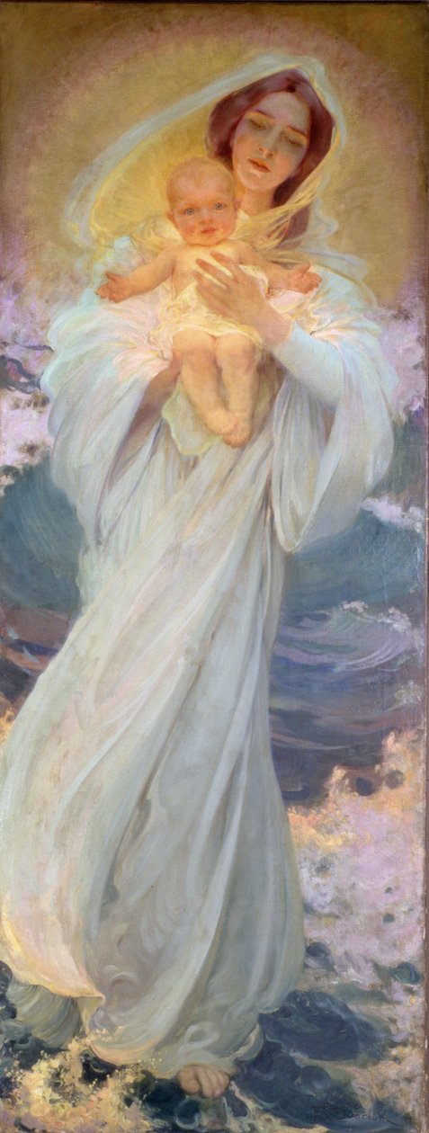 Moeder en Kind door Franz Dvorak