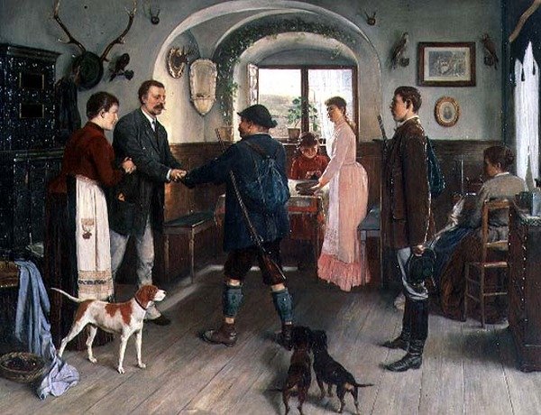 De Reünie door Franz Erdman Haussler